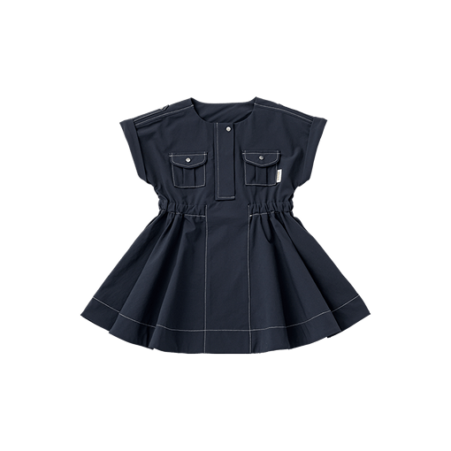 safari dress navy