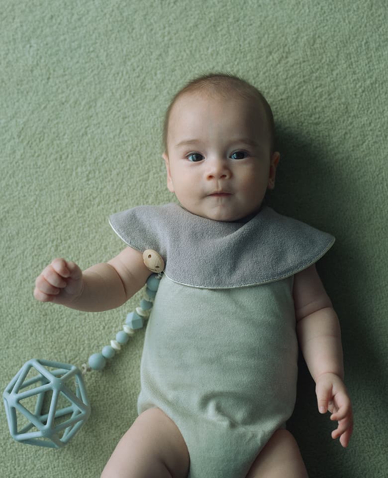 binky strap | dot blue