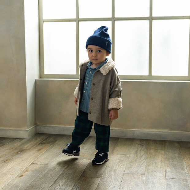 0-1 boys beginning of autumn outfit model