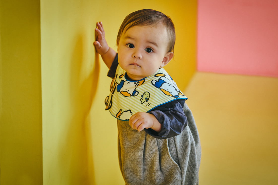 pop-out bib / AHIRUNOPEKKLE