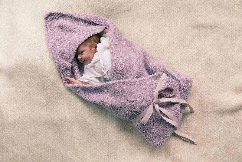 マールマール ママ・パパへ hooded blanket