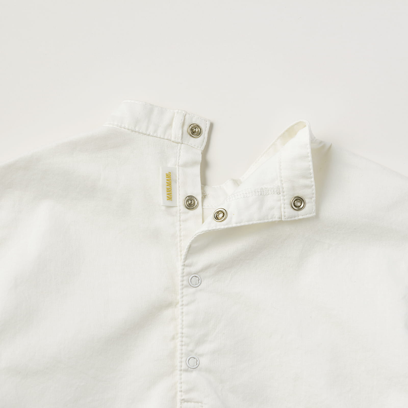 bodysuits 5 scarf white | ギフト・スタイ・出産祝いのMARLMARL