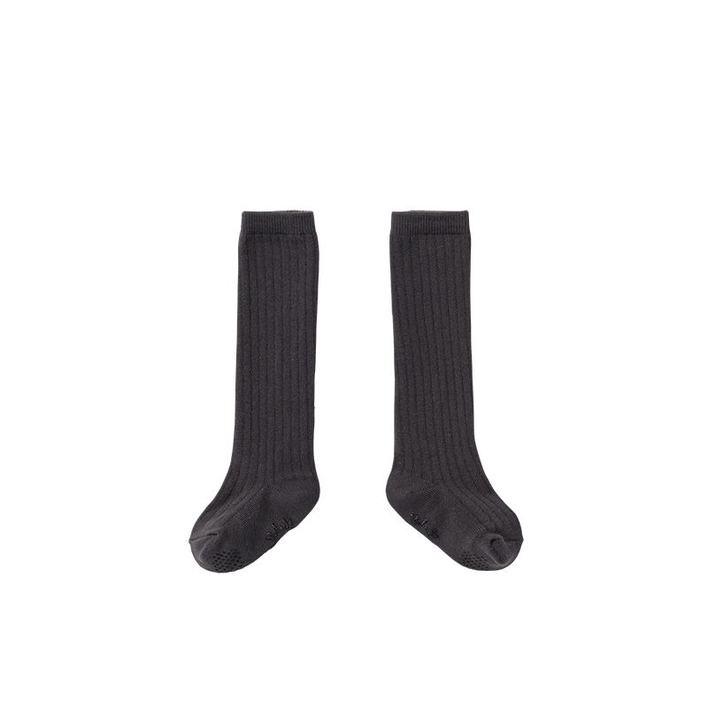 レッグウェアknee socks 2 charcoalサムネイル