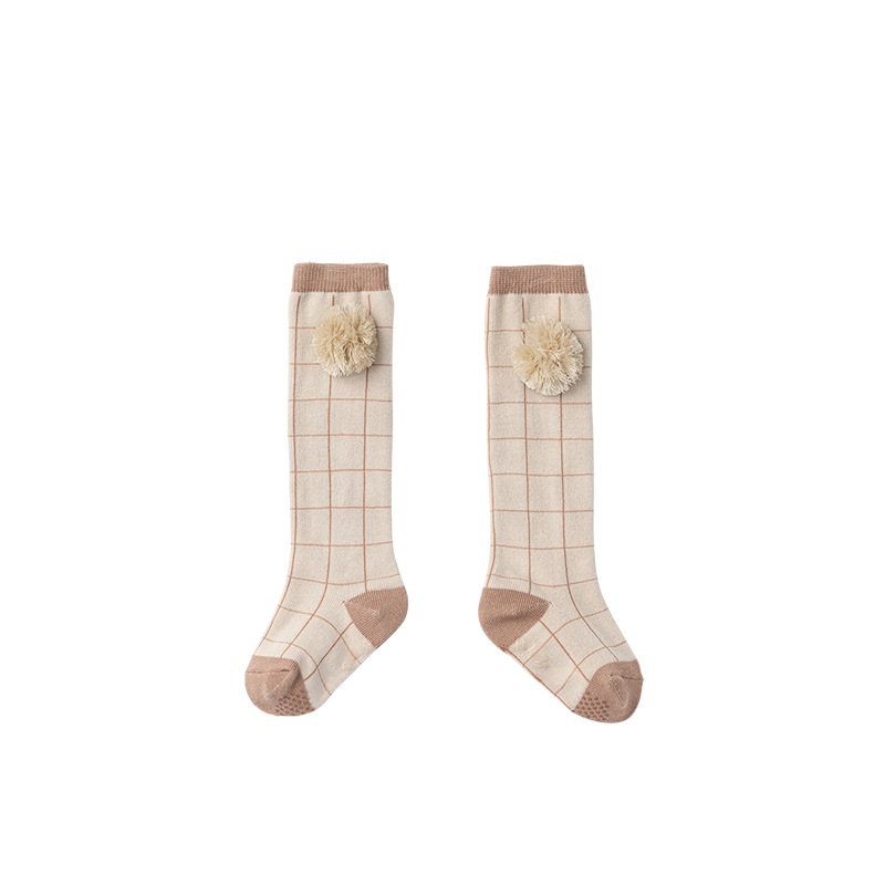 レッグウェアknee socks 3 graph pinkサムネイル