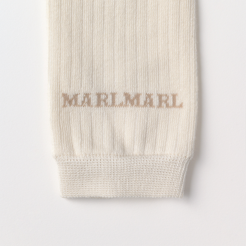 leg warmers white ギフト・スタイ・出産祝いのMARLMARL（マールマール）