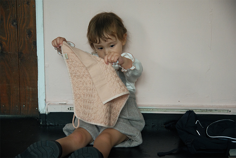 loop towel 2 apricot | ギフト・スタイ・出産祝いのMARLMARL（マール