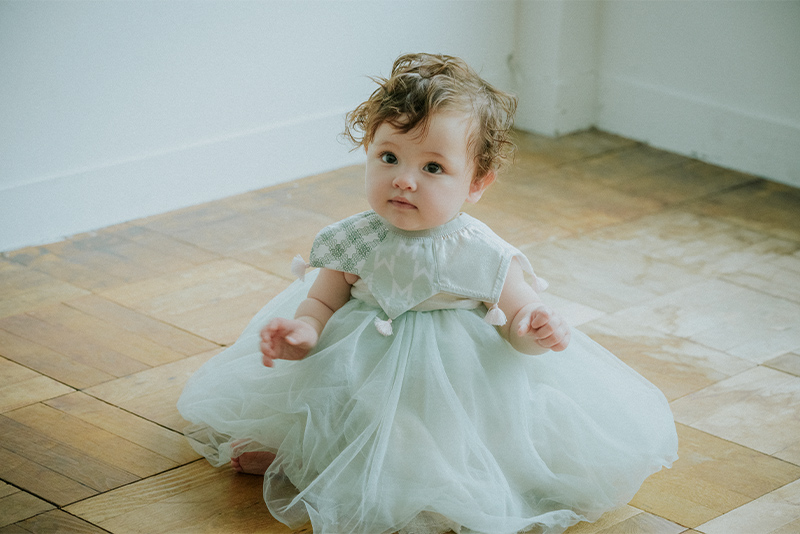 grid 5 piece mint | ギフト・スタイ・出産祝いのMARLMARL（マールマール）