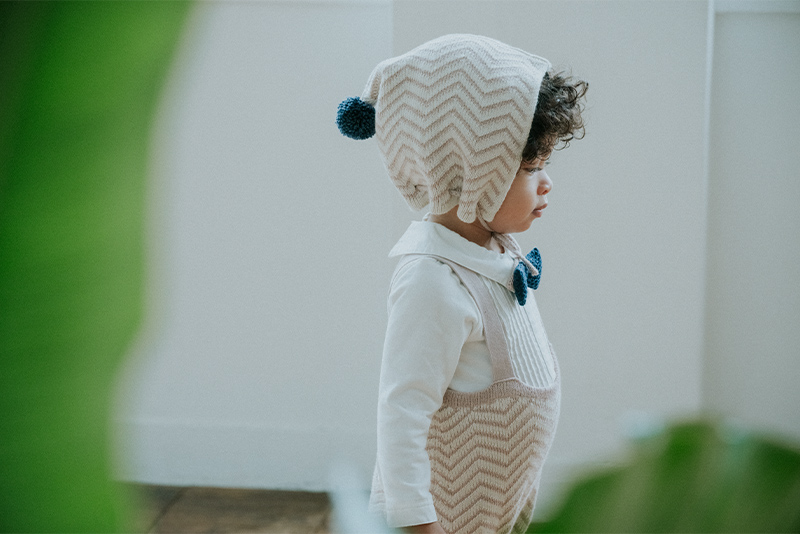 knit bonnet 5 yamaji momo | ギフト・スタイ・出産祝いのMARLMARL