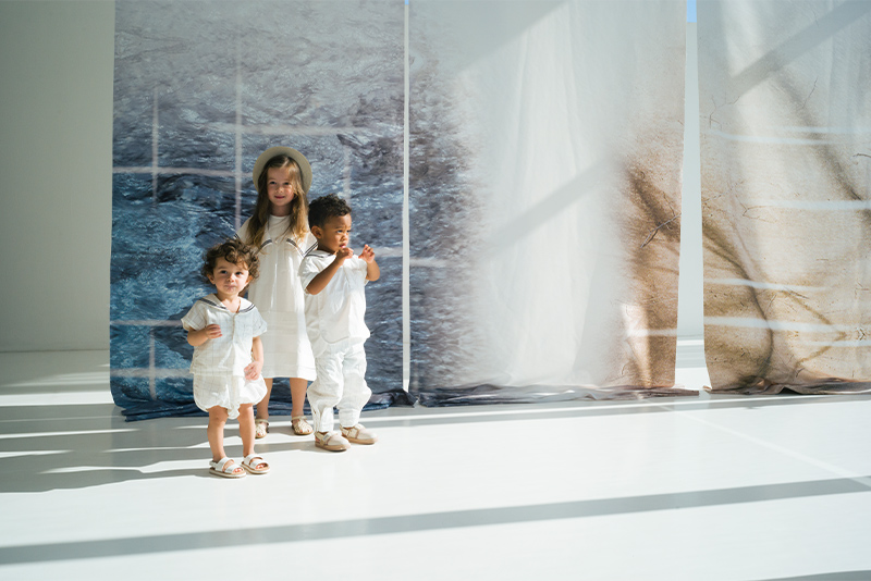 paddle rompers 1 graph white | ギフト・スタイ・出産祝いのMARLMARL