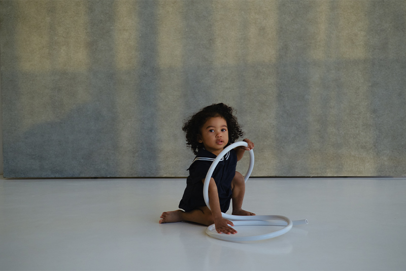 paddle rompers 2 navy | ギフト・スタイ・出産祝いのMARLMARL（マール