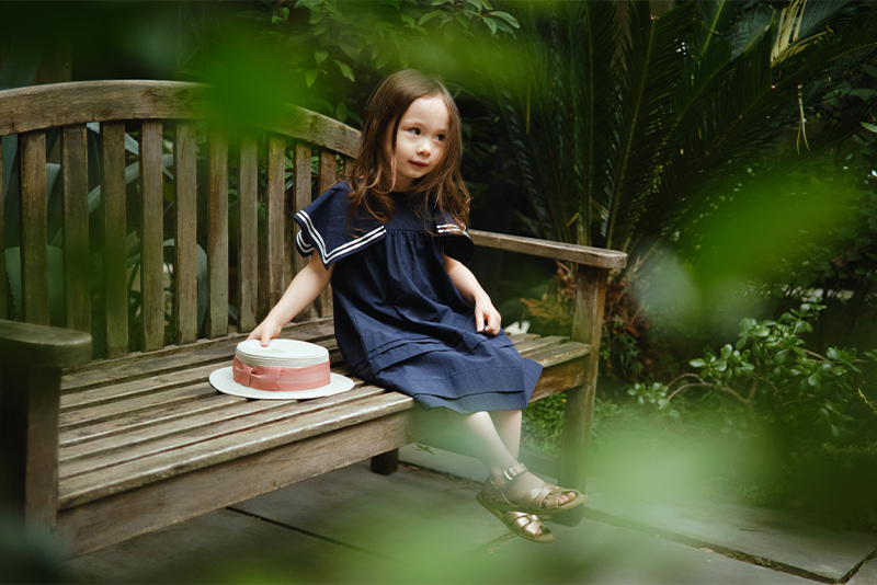 ワンピース paddle dress 2 navy