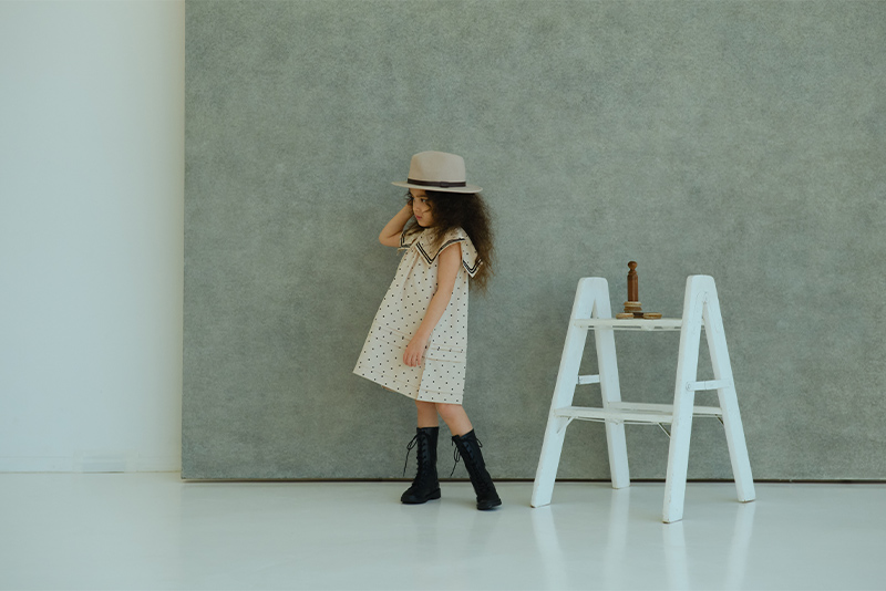 paddle dress 3 pindot | ギフト・スタイ・出産祝いのMARLMARL（マール