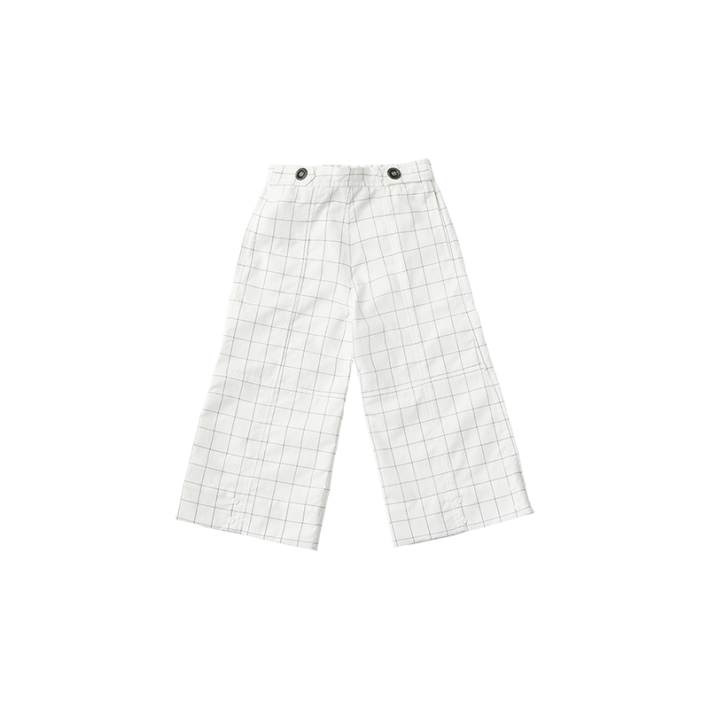 スラックス paddle slacks 1 graph white