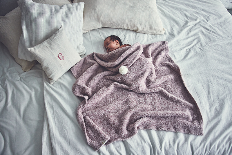hooded blanket 1 pink | ギフト・スタイ・出産祝いのMARLMARL（マール