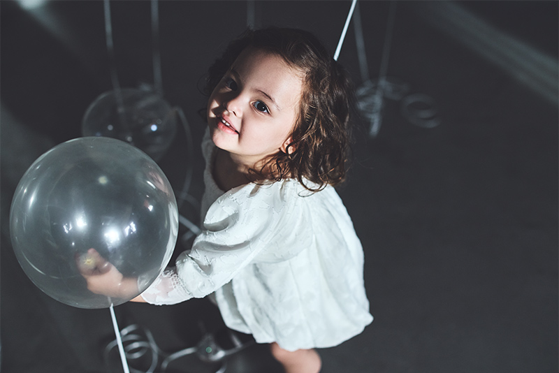 pompadour rompers 4 leaf white | ギフト・スタイ・出産祝いの