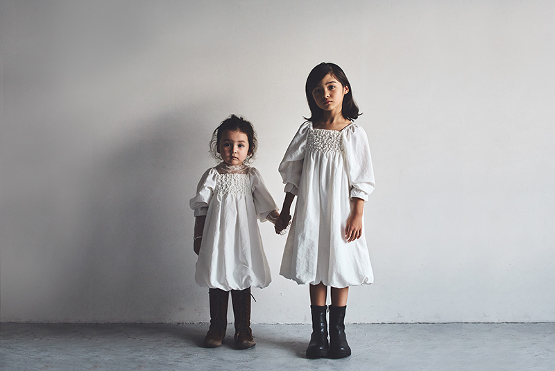 pompadour dress 2 beige | ギフト・スタイ・出産祝いのMARLMARL