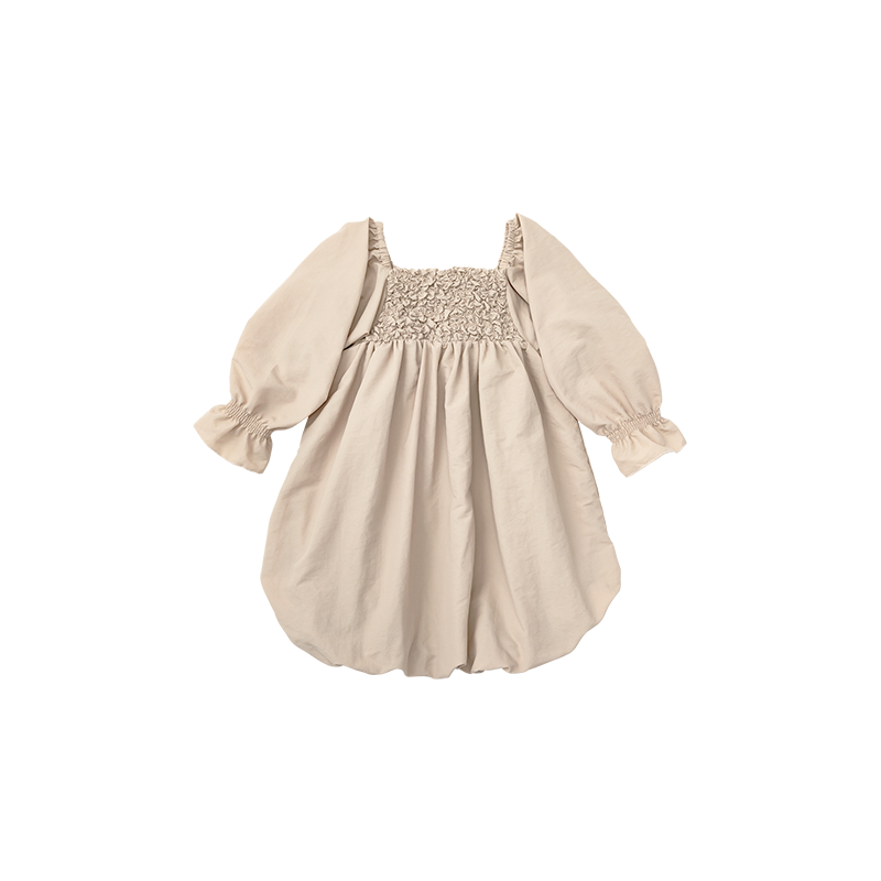 pompadour dress 2 beige