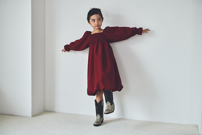 pompadour dress 3 wine | ギフト・スタイ・出産祝いのMARLMARL