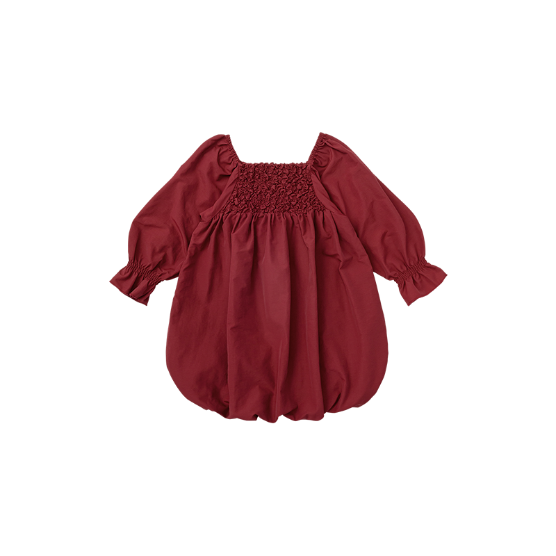 pompadour dress 3 wine | ギフト・スタイ・出産祝いのMARLMARL