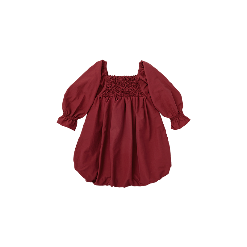 pompadour dress 3 wine