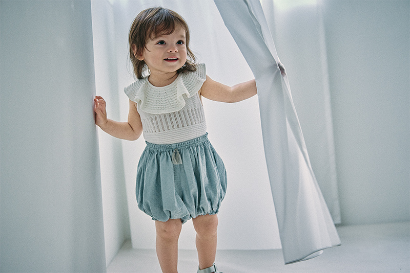 bloomers dusty blue | ギフト・スタイ・出産祝いのMARLMARL（マール