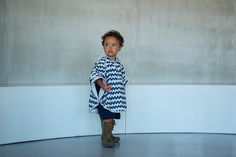 rain poncho gizagiza navy | ギフト・スタイ・出産祝いのMARLMARL