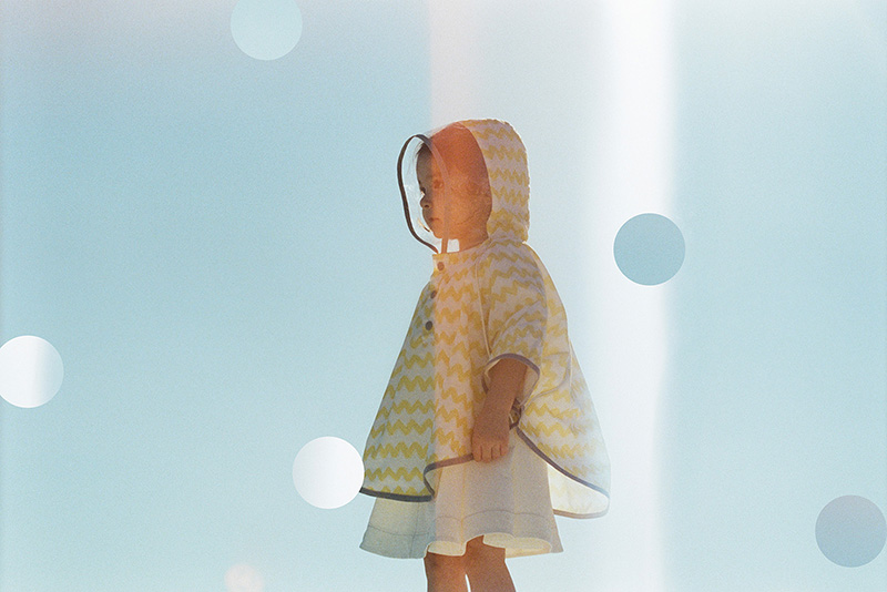 rain poncho gizagiza yellow