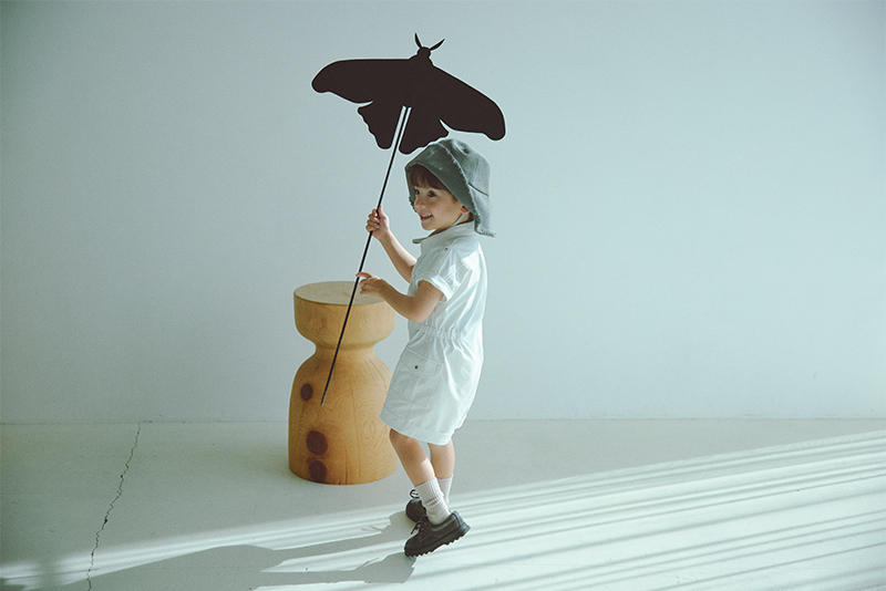 safari jumpsuits white | ギフト・スタイ・出産祝いのMARLMARL