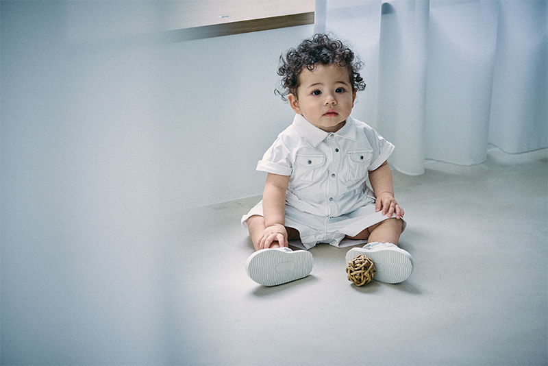 safari jumpsuits white | ギフト・スタイ・出産祝いのMARLMARL