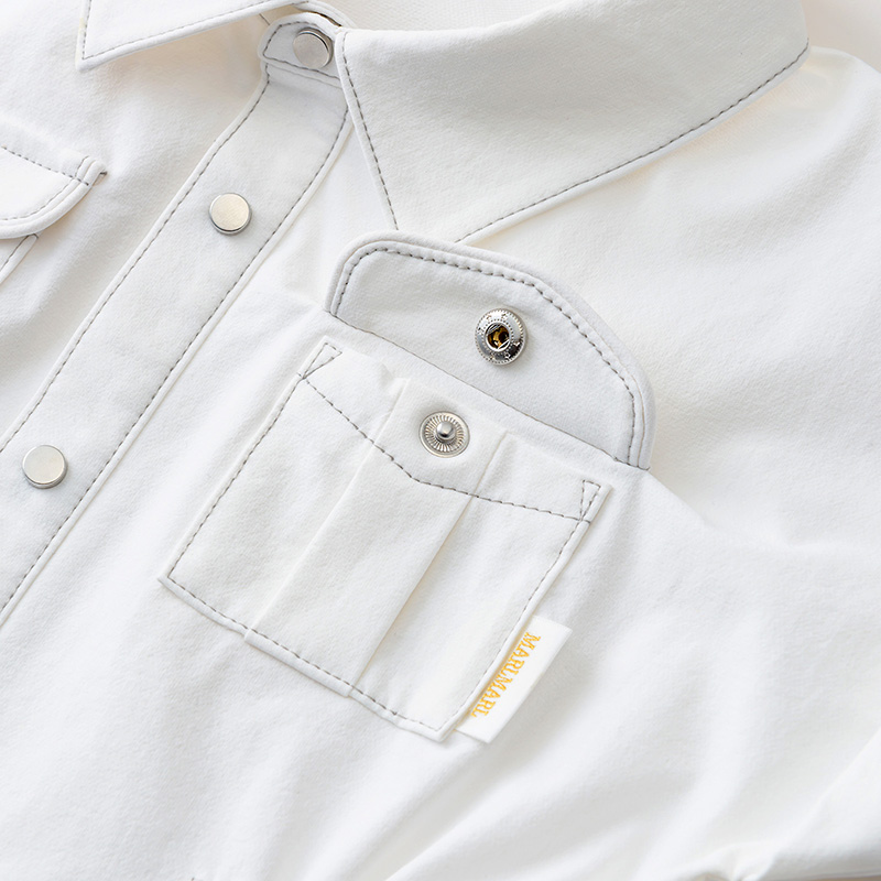 safari jumpsuits white | ギフト・スタイ・出産祝いのMARLMARL