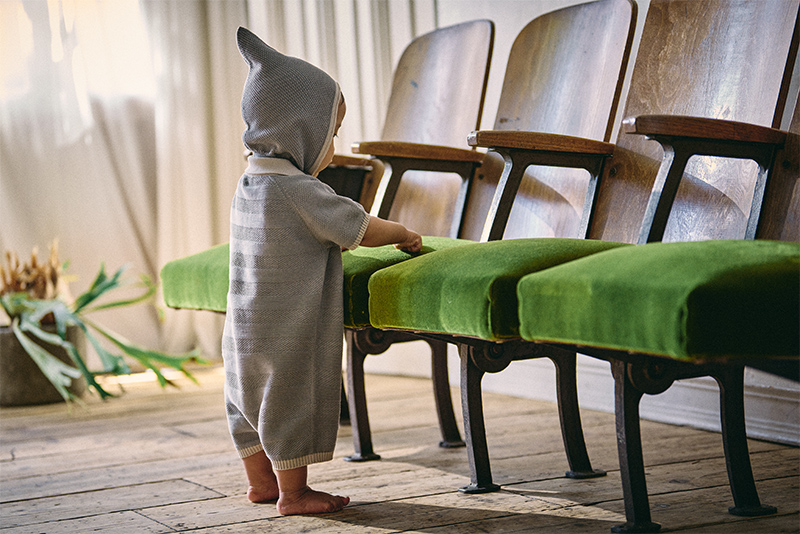 knit polo rompers nezu | ギフト・スタイ・出産祝いのMARLMARL