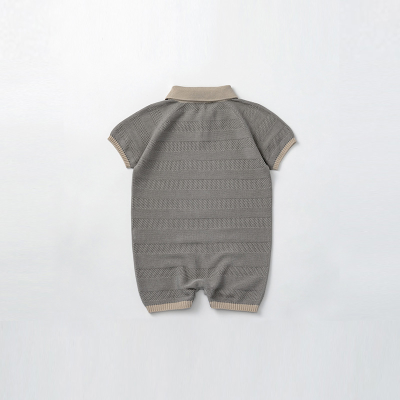 knit polo rompers nezu | ギフト・スタイ・出産祝いのMARLMARL