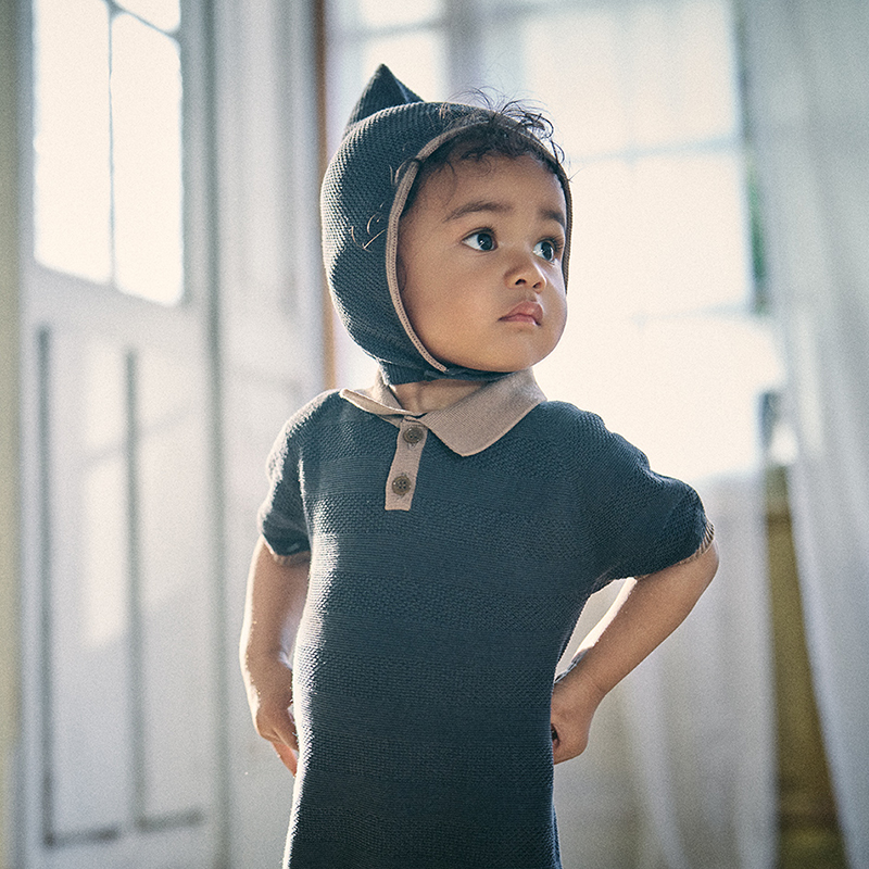 knit polo rompers ai