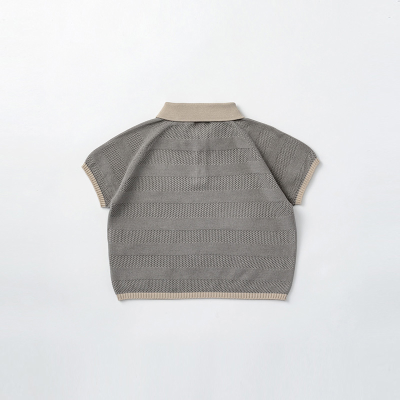 knit polo shirts nezu | ギフト・スタイ・出産祝いのMARLMARL（マール