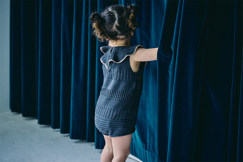 knit frill rompers ai | ギフト・スタイ・出産祝いのMARLMARL（マール