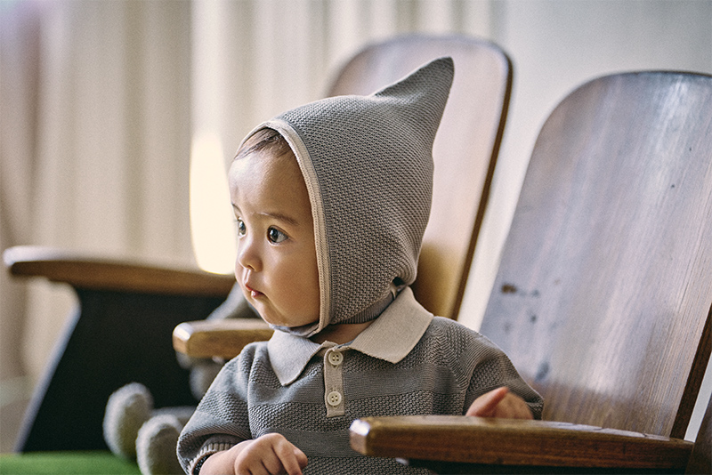 knit bonnet mini nezu