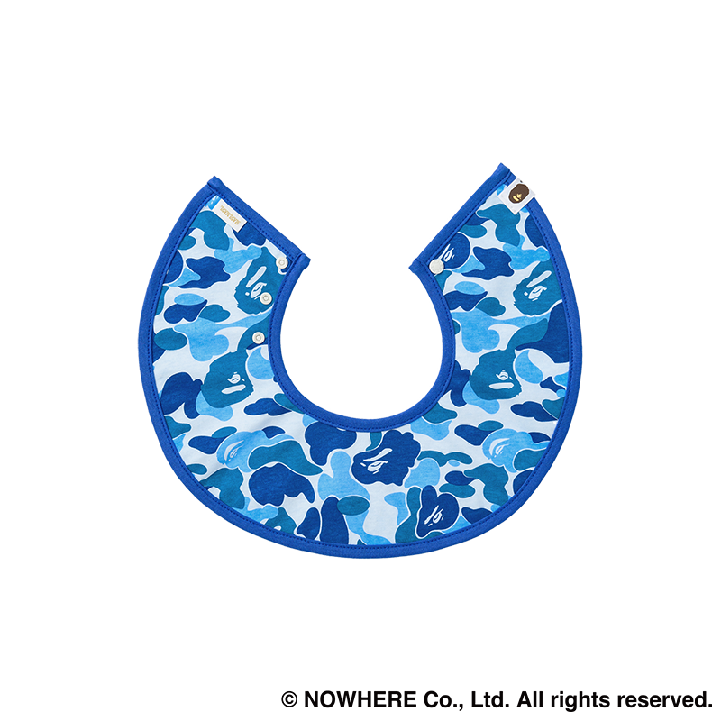 BAPE × MARLMARL - ABC CAMO BABY MILO BIB KB BLUE
