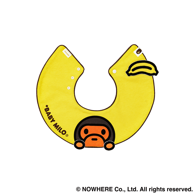 BAPE × MARLMARL - BABY MILO DIE CUT BIB KB | ギフト・スタイ・出産