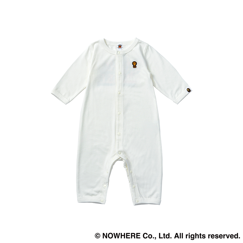 BAPE × MARLMARL - 1ST CAMO BABY MILO ROMPERS KB WHITE | ギフト