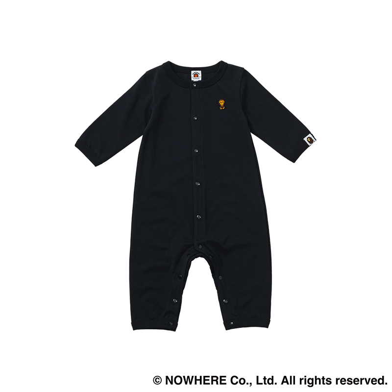 BAPE × MARLMARL - 1ST CAMO BABY MILO ROMPERS KB BLACK