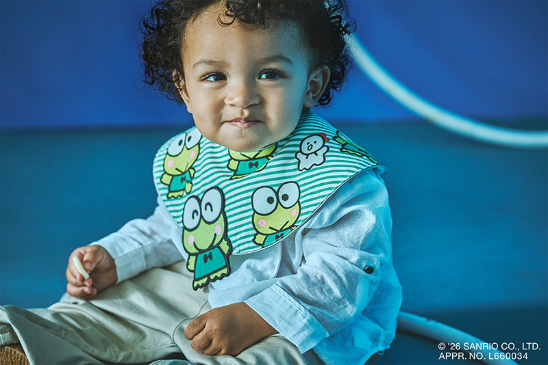 pop-out bib / KEROKEROKEROPPI