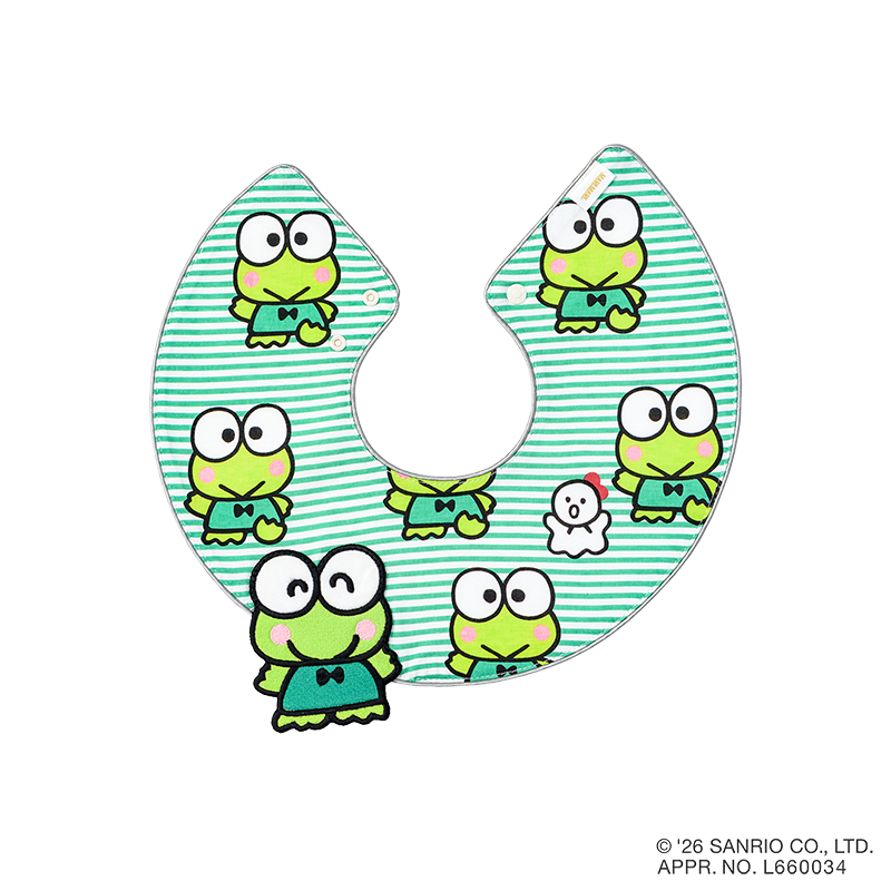 pop-out bib / KEROKEROKEROPPI