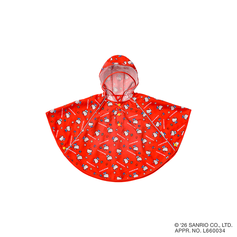 rain poncho / Hello Kitty