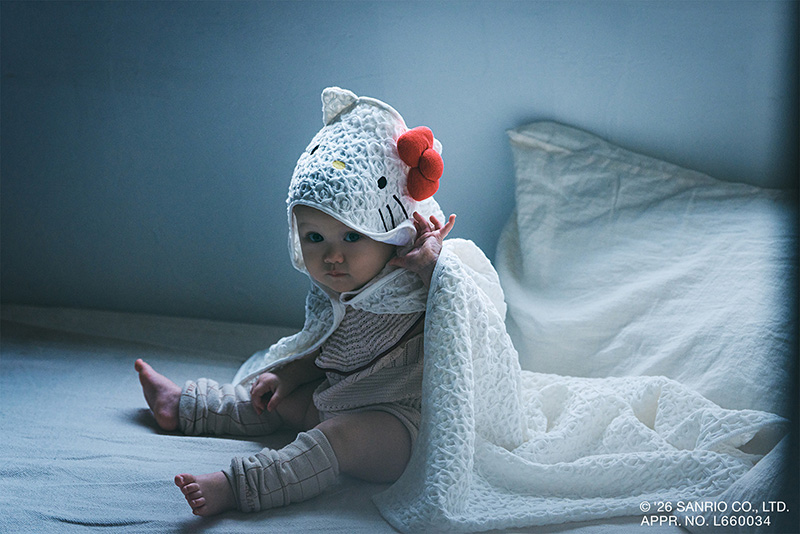 hooded towel / Hello Kitty