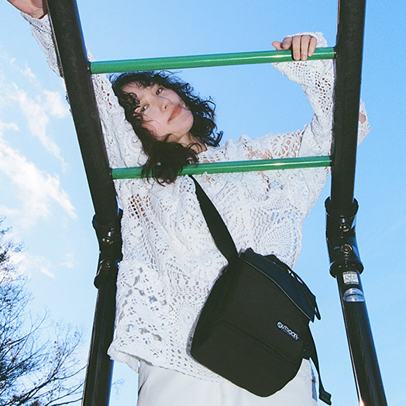 MATO × OUTDOOR PRODUCTS DRINK SHOULDER BAG BLACK
