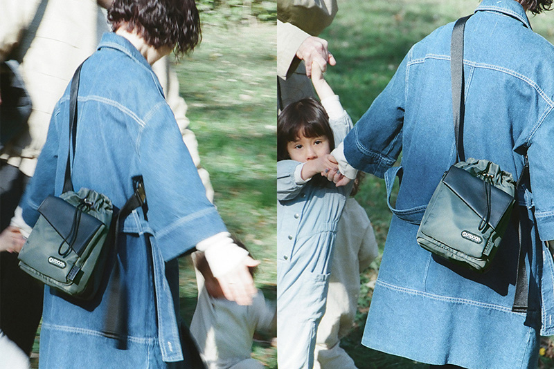 MATO × OUTDOOR PRODUCTS DRINK SHOULDER BAG MOSS