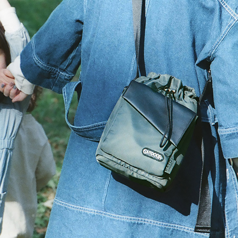 MATO × OUTDOOR PRODUCTS DRINK SHOULDER BAG MOSS
