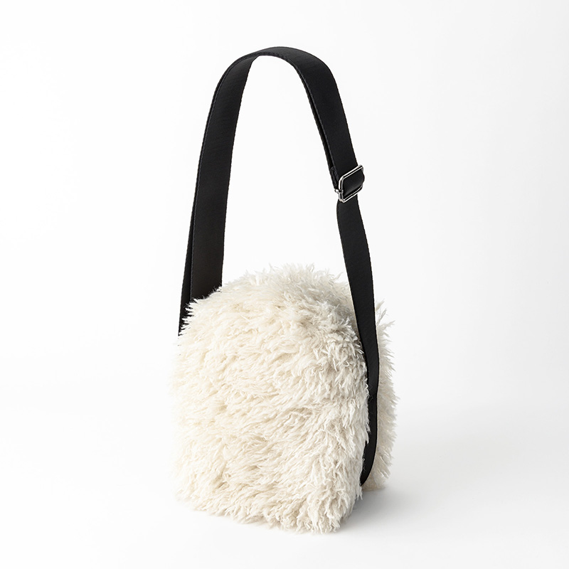 HONEYCOMB BAG SHAGGY WHITE | ギフト・スタイ・出産祝いのMARLMARL HONEYCOMB BAG SHAGGY WHITE | ギフト・スタイ・出産祝いのMARLMARL